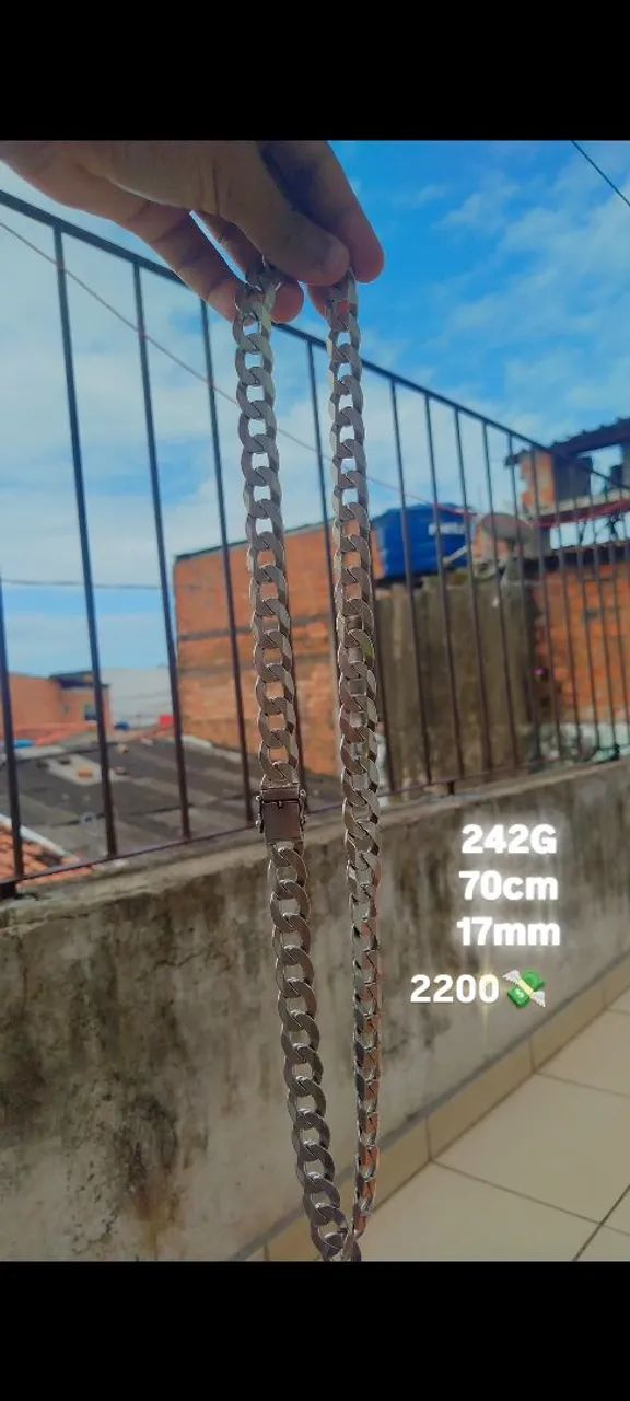 Cordão de prata