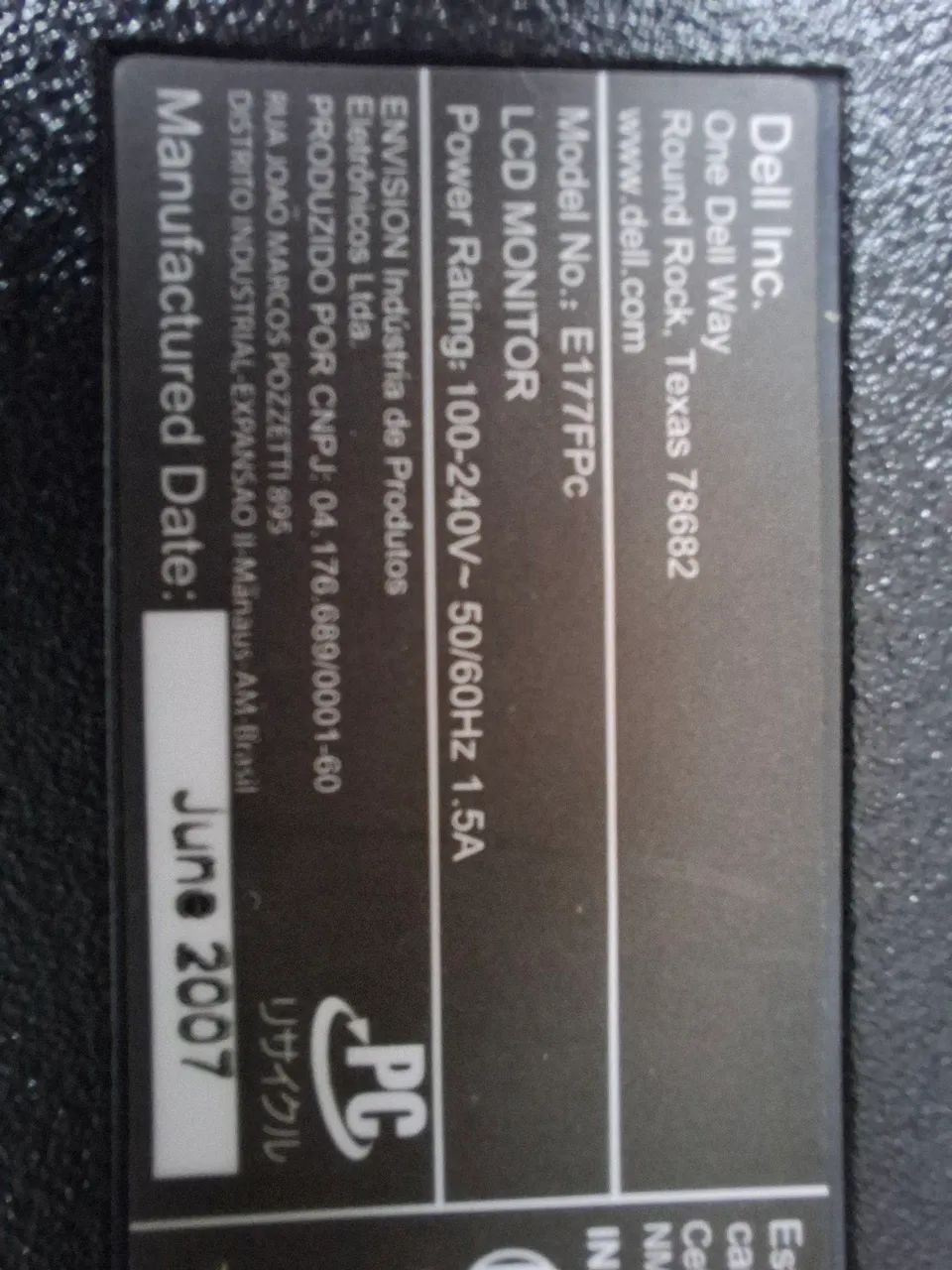 Monitor Dell E177FPc - Foto 5