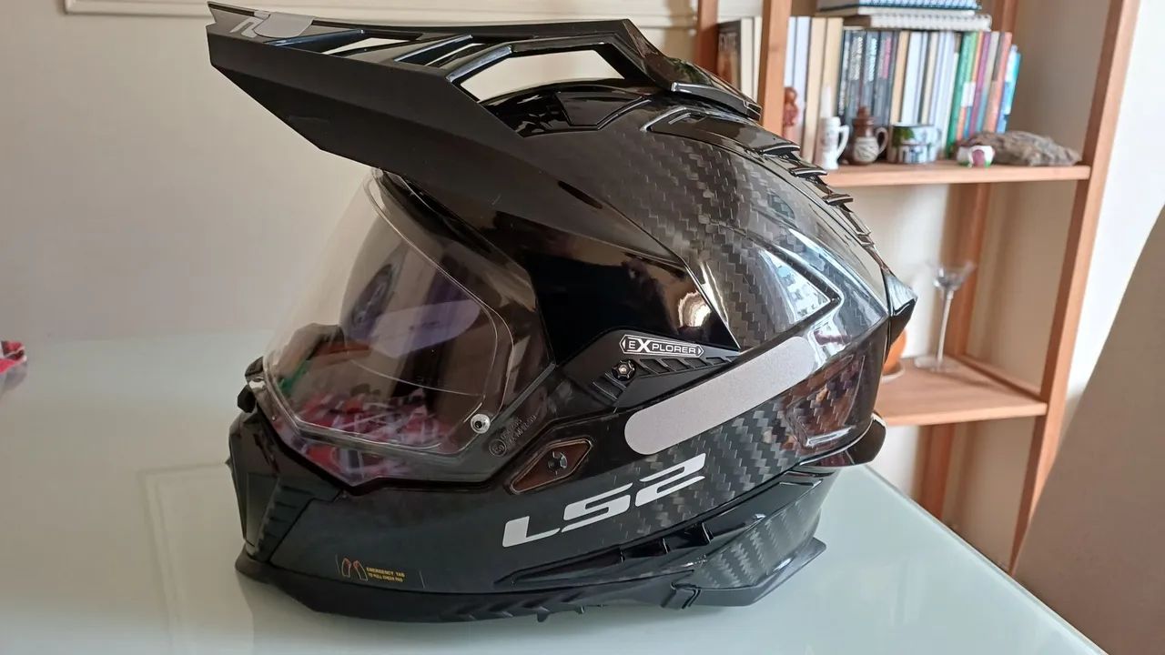 Capacete LS2 Carbon Explorer - Foto 4
