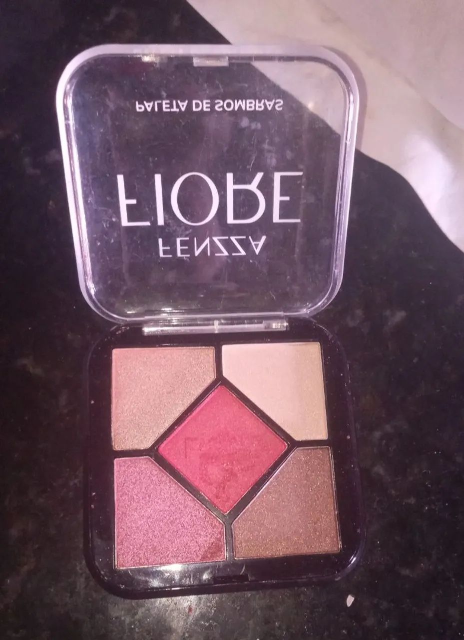 Paleta de Sombras Fiore  Fenzza 5 cores - Foto 4