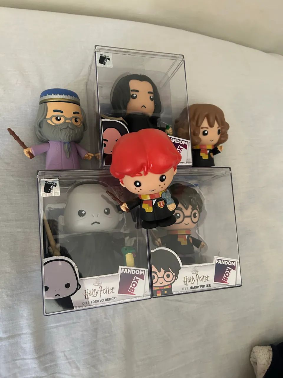 Lote de bonecos Harry Potter Fandom Box 3 na caixa e 3 sem caixa - Foto 5
