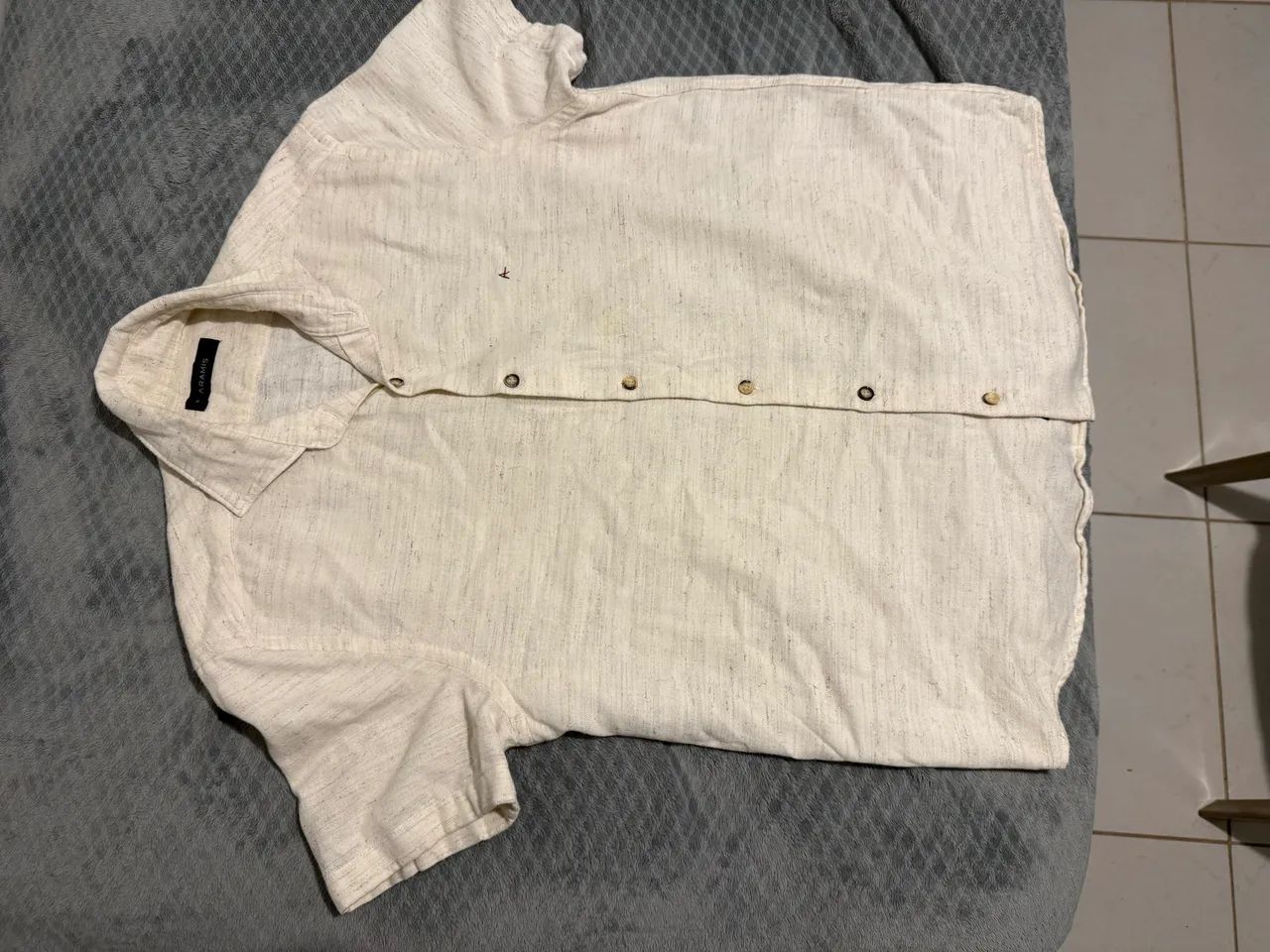 Camiseta de algodão Aramis