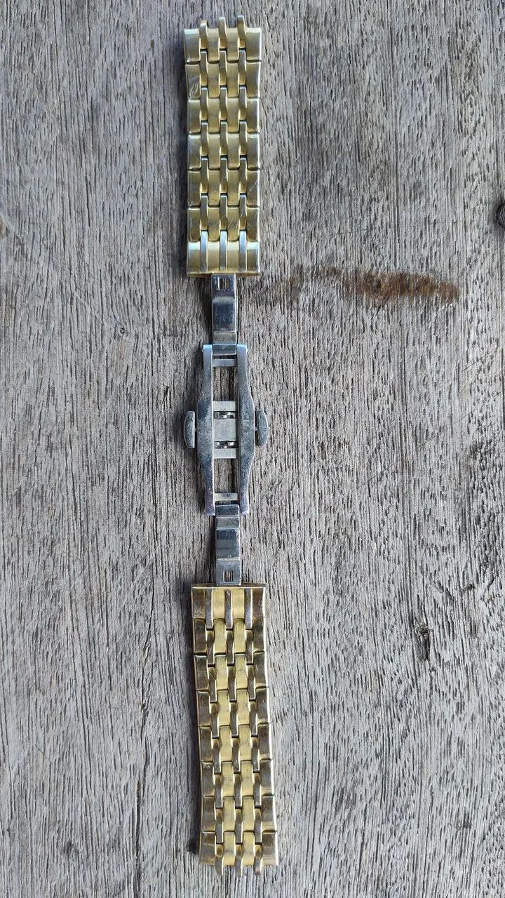 Pulseira de Relógio banhada a ouro