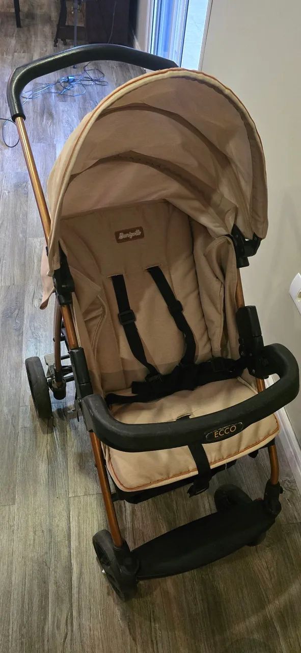Carrinho de bebê com bebê conforto-Burigotto  - Foto 4