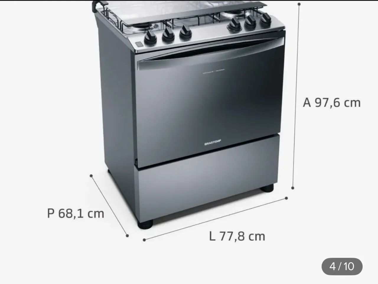 Fogão Brastemp 5 bocas  - Foto 3
