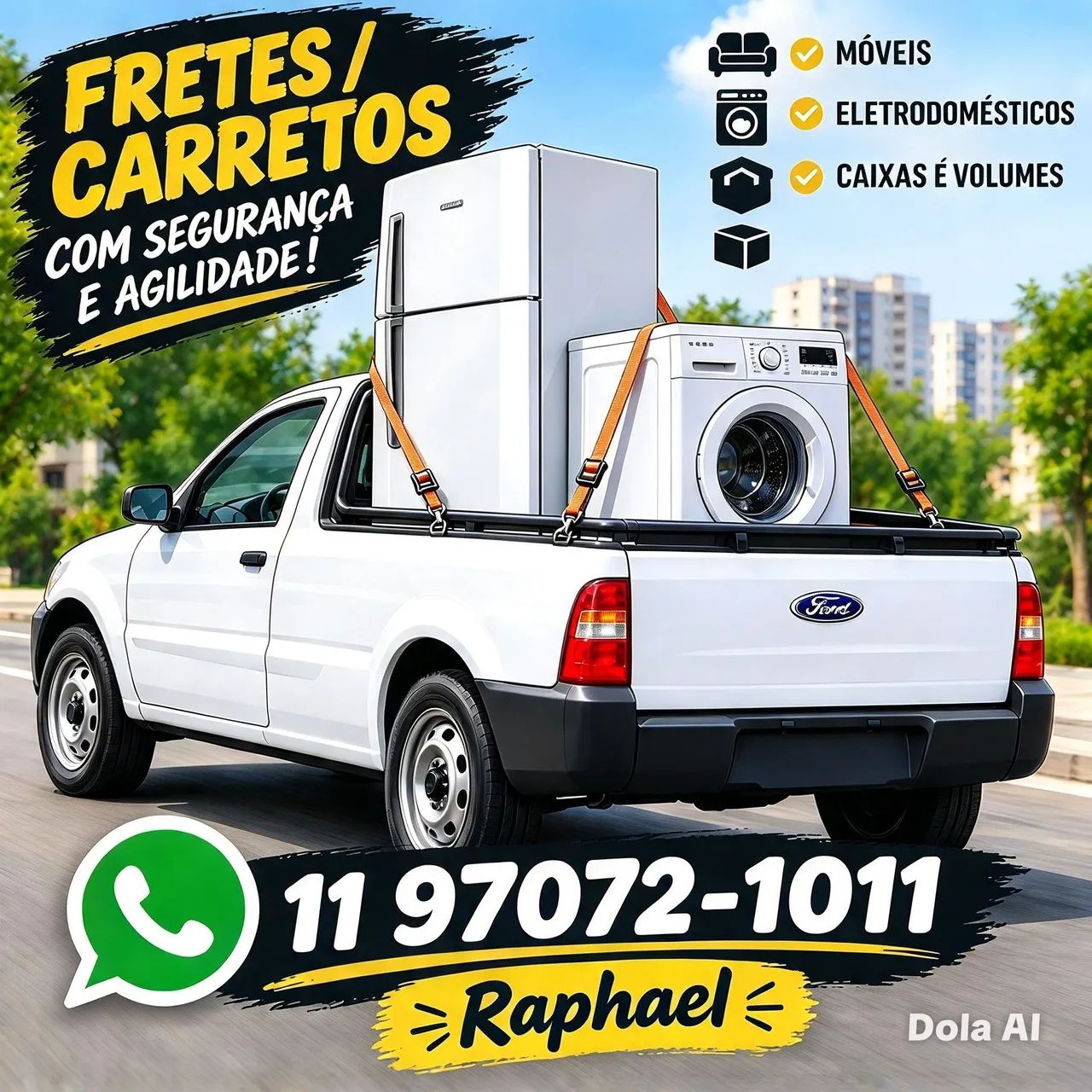 Fretes/carretos/coletas/entregas