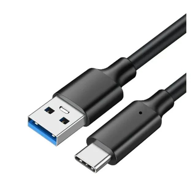 Cabo USB Tipo C 1 Metro Alta Velocidade Android e IOS Preto - Foto 2