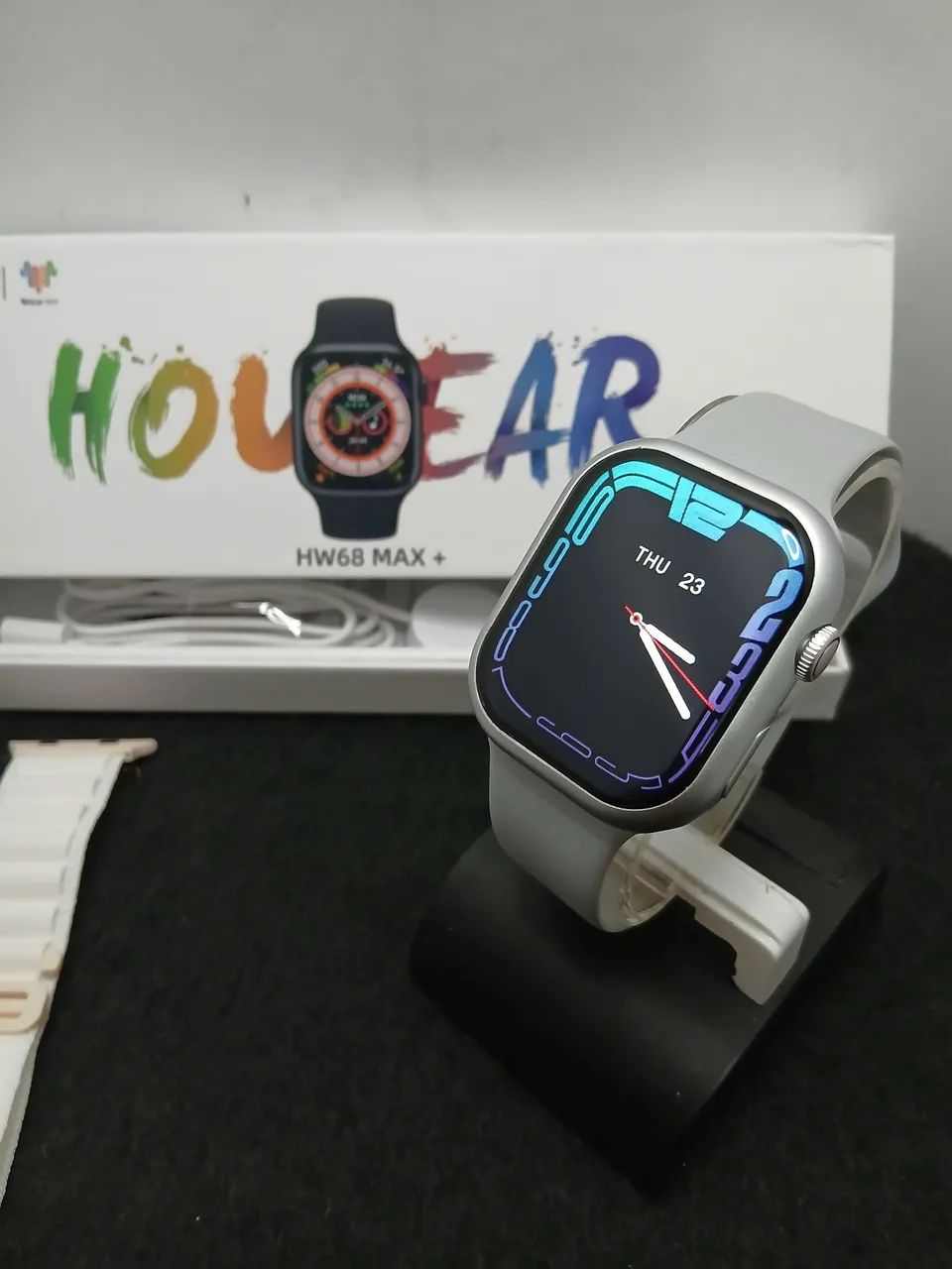 SMARTWATCH HOWEAR HW 68+ 47MM ANDROID E IOS.  * NOVO * - Foto 4
