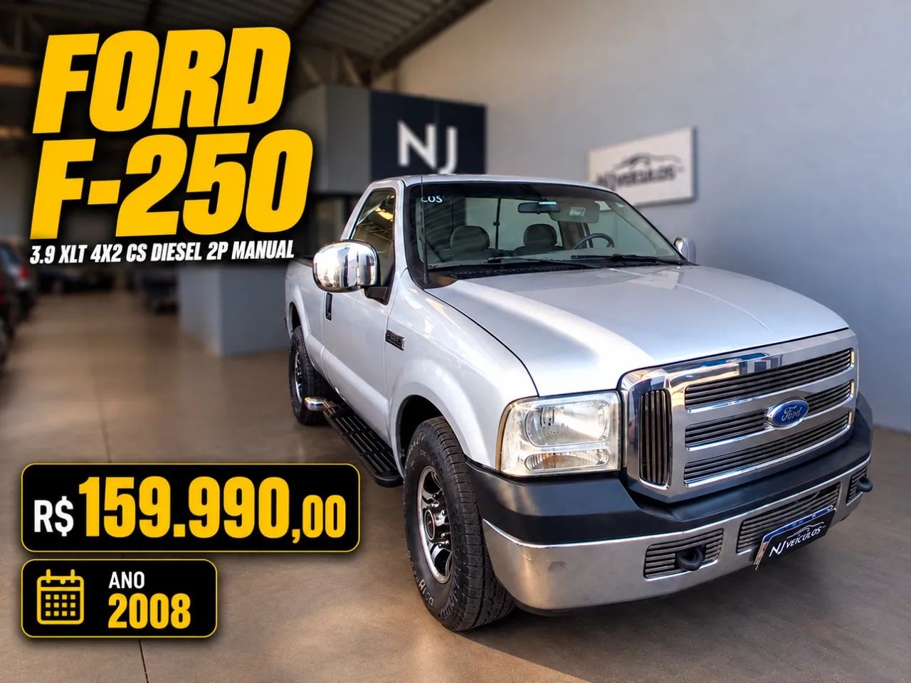 Ford F-250 F-250 XLT 3.9 4x2 Diesel TB 2008