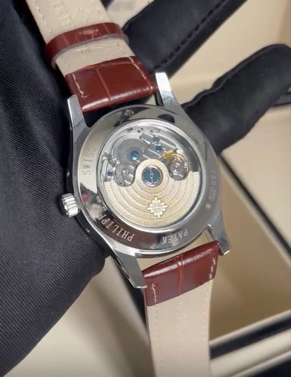 Relógio Masculino Patek Philippe Couro - Automatico- Top Premium - Versão limitada - Foto 5