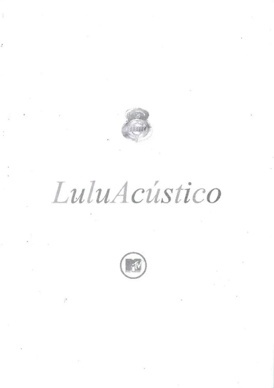 Dvd Lulu Santos Acústico Mtv