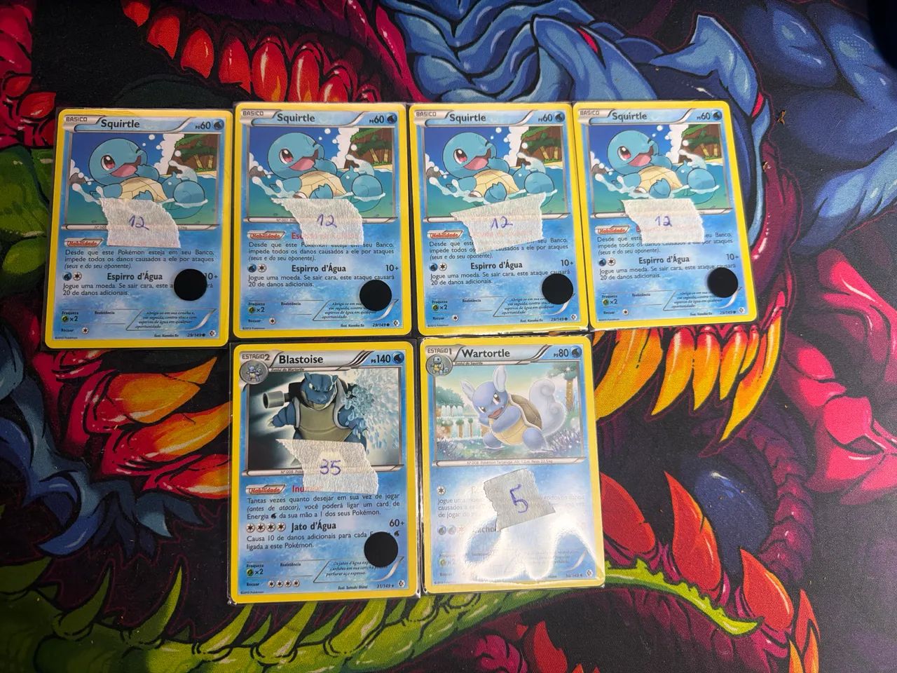 Cartas Pokémon água combo 2013