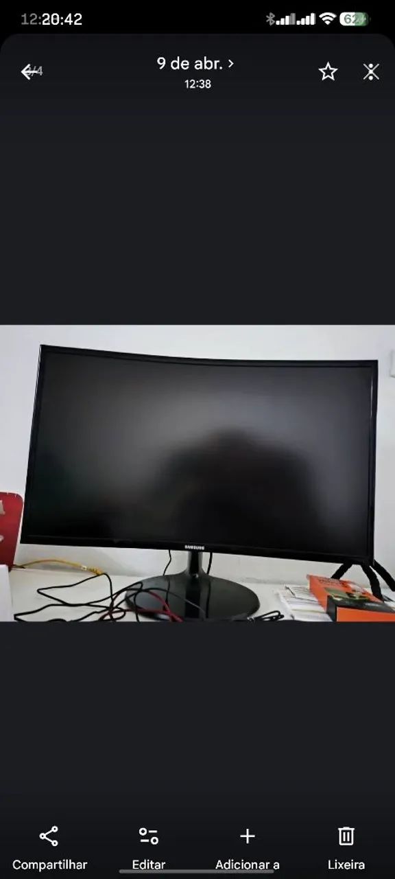 Monitor Samsung Curve 27 polegadas Novíssimo  - Foto 2