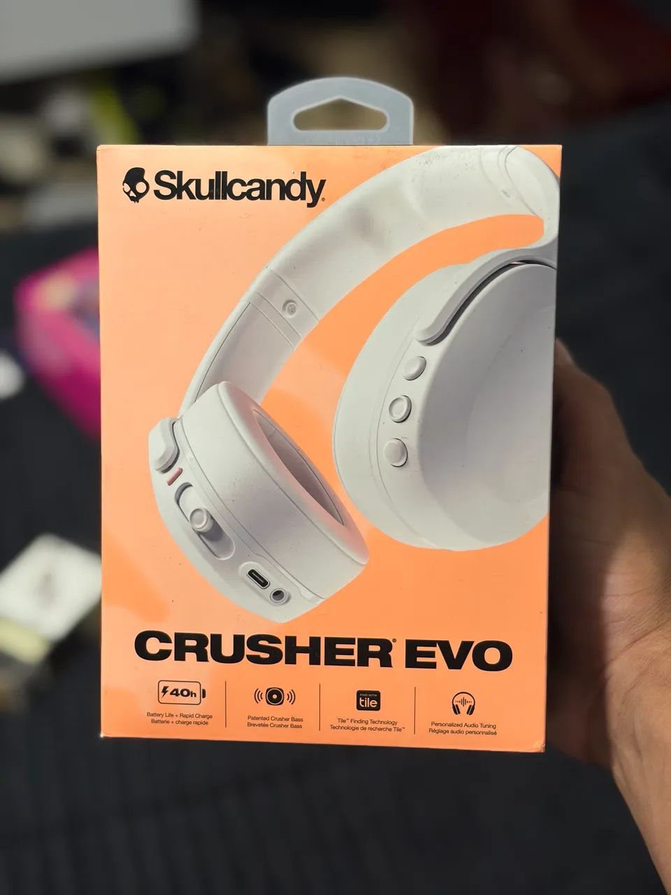 Fone de ouvido Crusher evo Skullcandy
