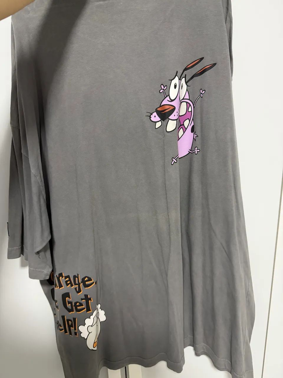 Camiseta Baw cão coragem cinza 3G - Foto 2