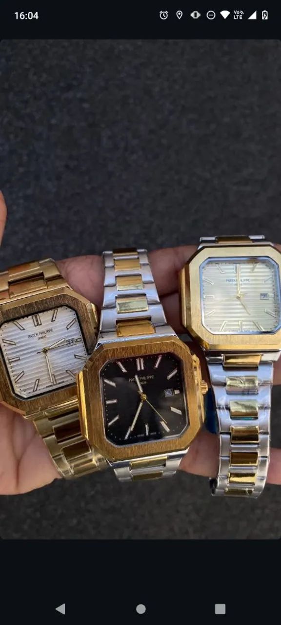 PATEK PHILIPPE 3 cores!! 3 modelos!!