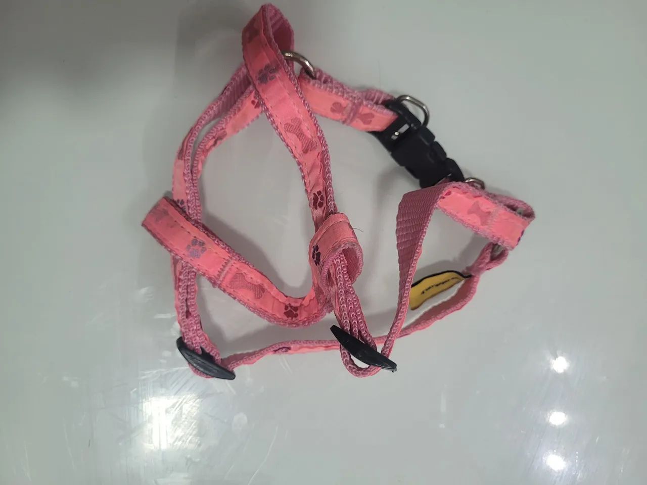 duas coleiras e uma guia para pequenos pets - Foto 4