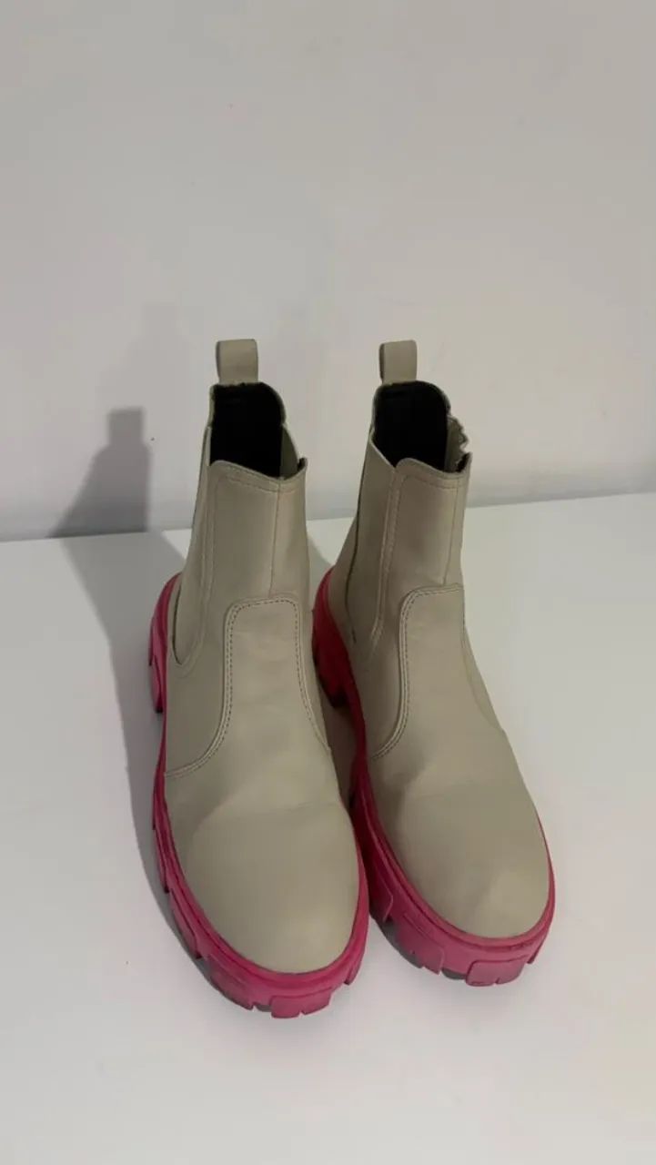 Bota off whit com soldado rosa 39 - Foto 2