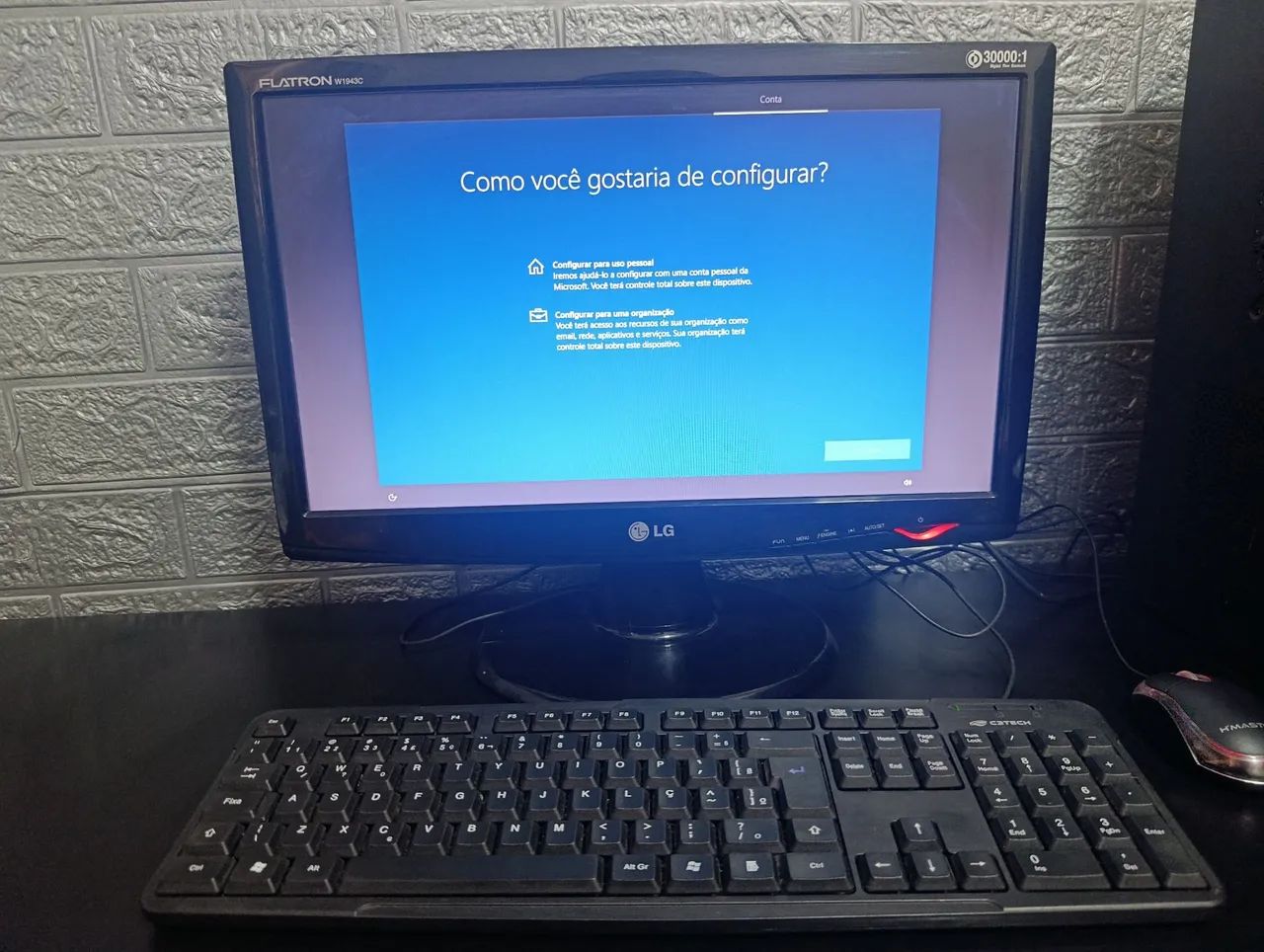 PC Completo + Monitor LG | Pronto para Usar | Teclado e Mouse - Foto 3