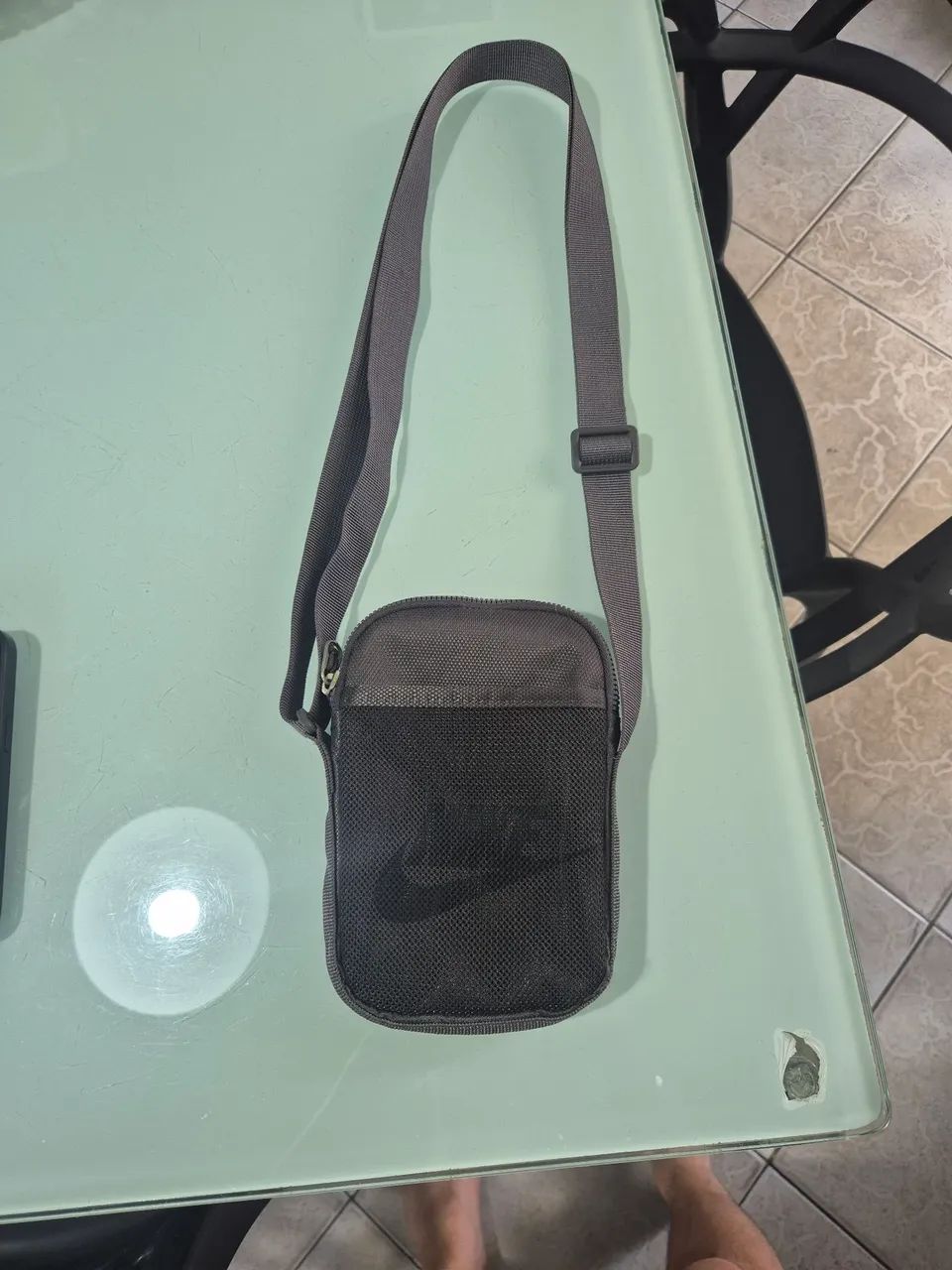 Shoulder bag Nike/cinza