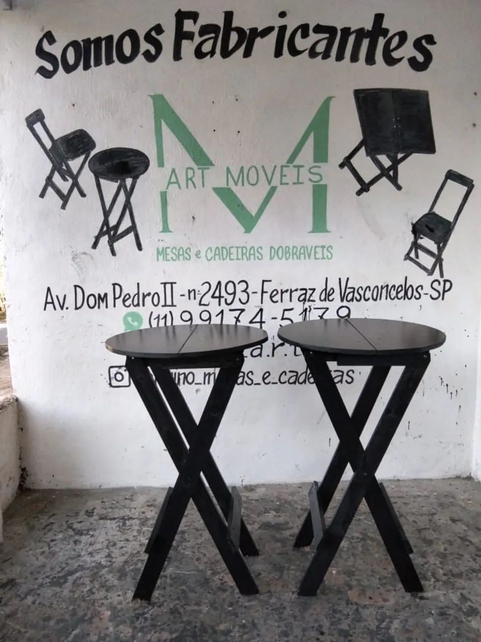 bistros redondo quadrado 