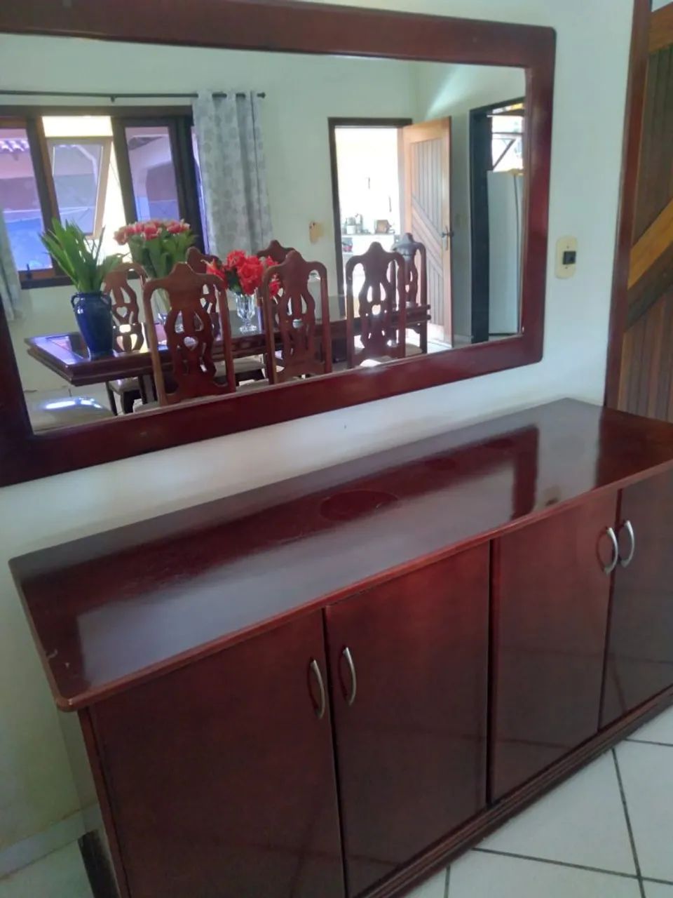 MESA DE JANTAR COM CADEIRAS - Foto 2