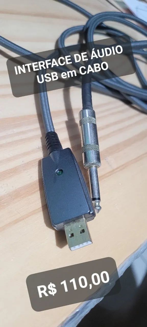 Interface de áudio via cabo USB P10 - Foto 5
