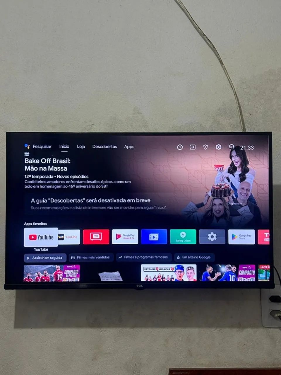 TV TCL ANDROID 32 POLEGADAS 