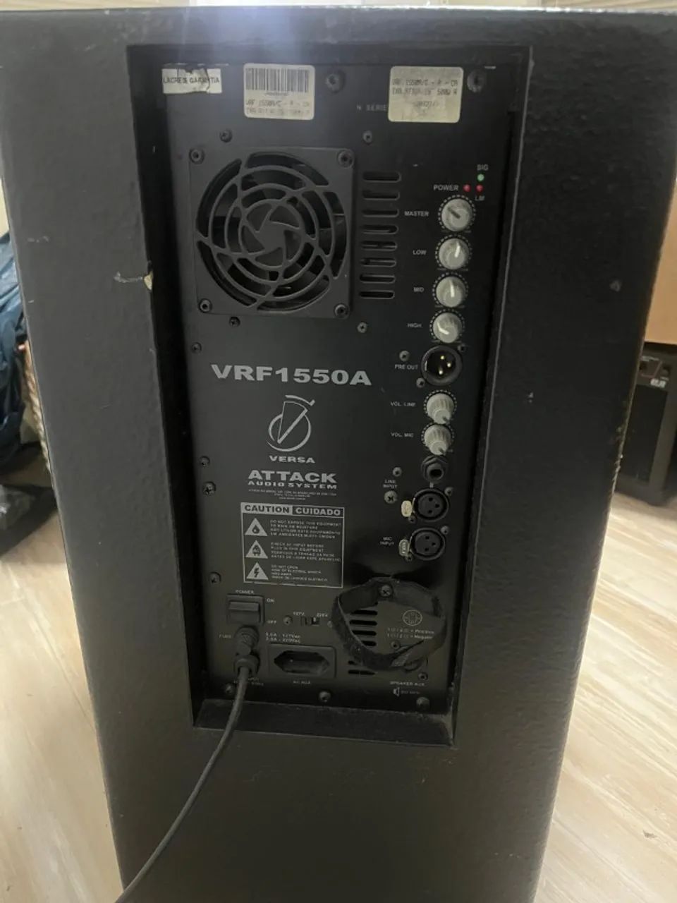 Caixa de som Attack VRF1550A excelente estado - Foto 3