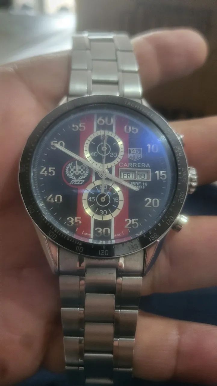 Lindo e estiloso relógio TAG Heuer cronógrafo 1° linha de qualidade  - Foto 5