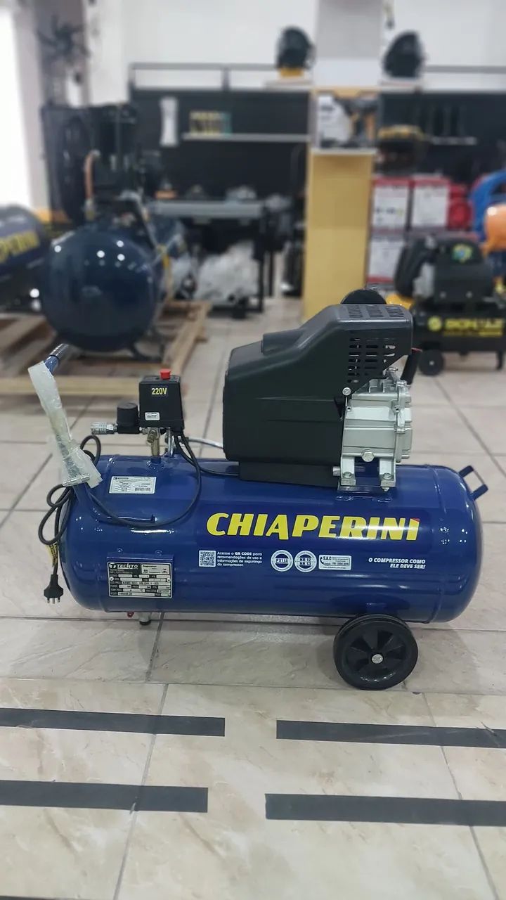 Compressor dear 50L 2.0hp 120psi Chiaperini (Loja/Nova) - Foto 4