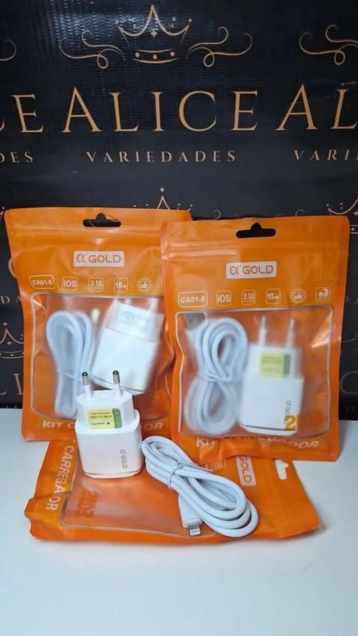 Carregador de iPhone tipo usb