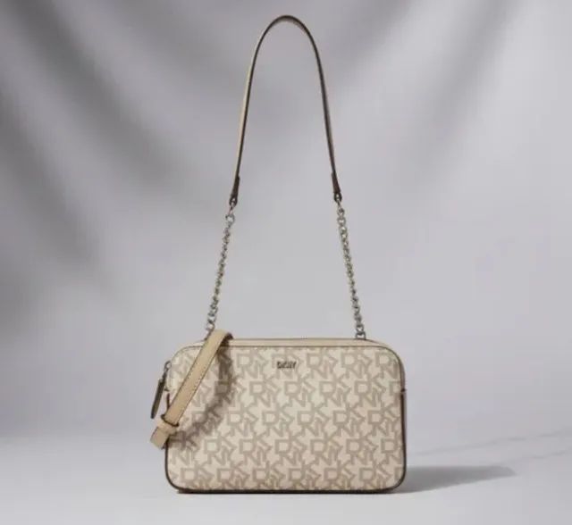Bolsa transversal DKNY Bryant Câmera Bag Caramelo 