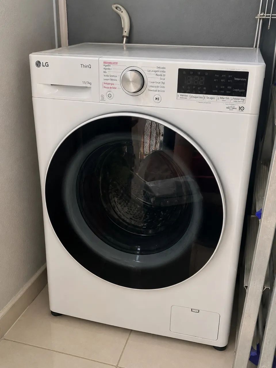 Vendo máquina de lavar e secar 11 kg