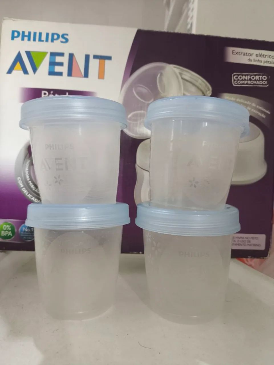 Extrator elétrico de leite pétala Philips Avent  - Foto 4