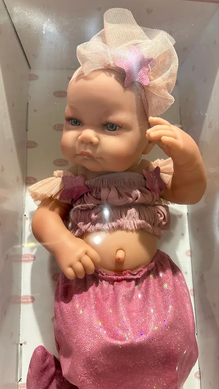 Boneca bebê reborn Sereia 