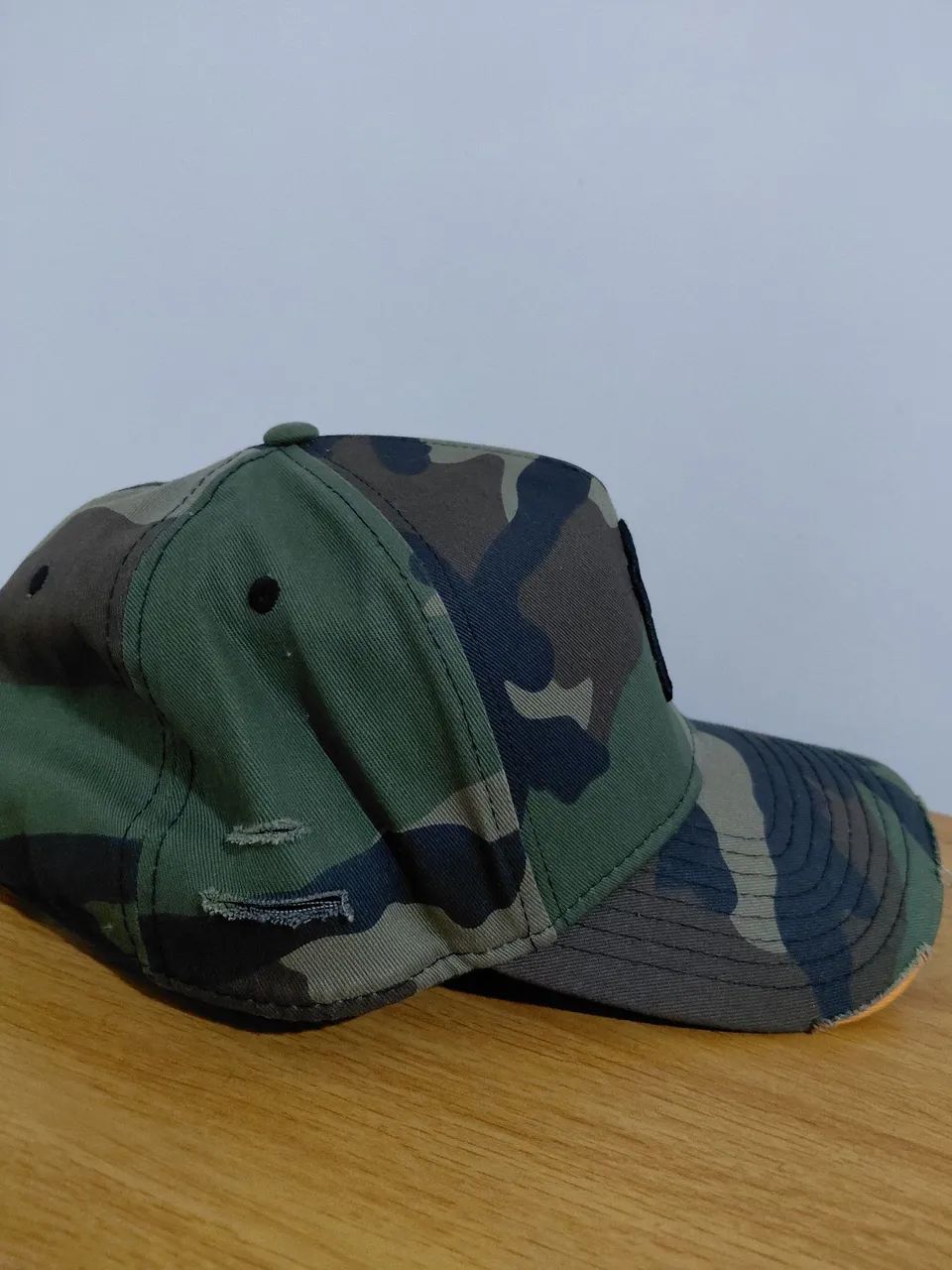 Boné New Era 9FORTY A-Frame Yankees Camuflado Original - Novo - Foto 3