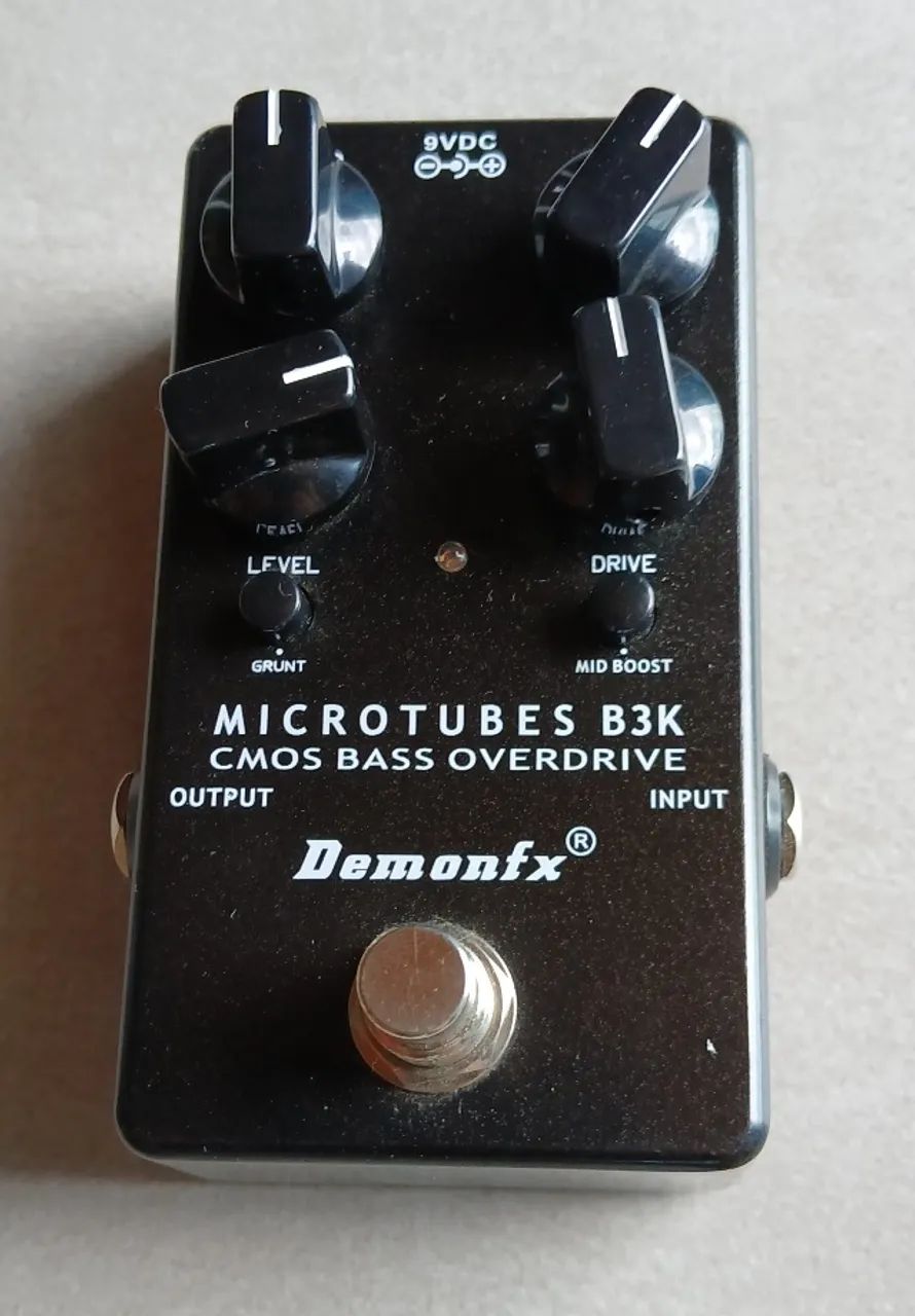 Pedal Demonfx Microtubes B3K - CMOS Bass Overdrive - Instrumentos