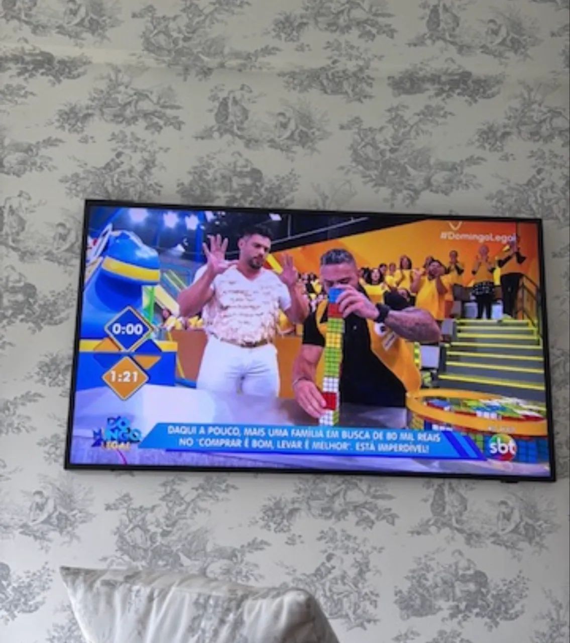 TV Samsung The Frame 50? QLED 4K - com defeito - Foto 4