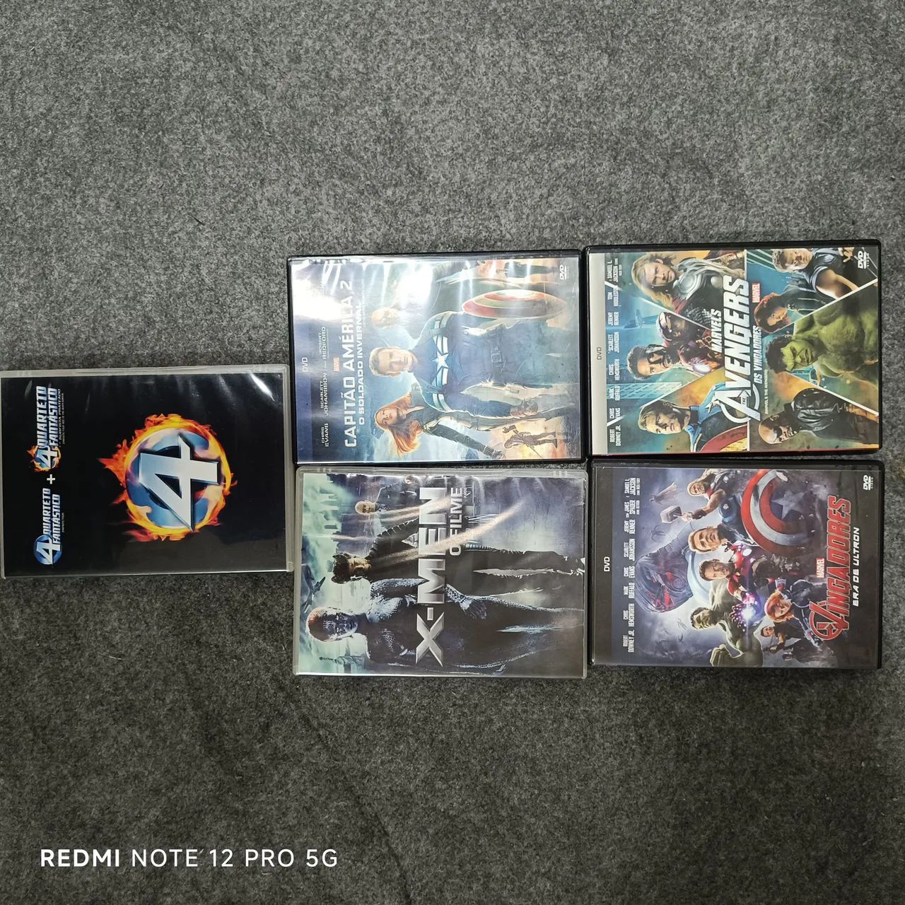 Coleção Dvd Marvel X-Men /vingadores/capitão América/Marvel