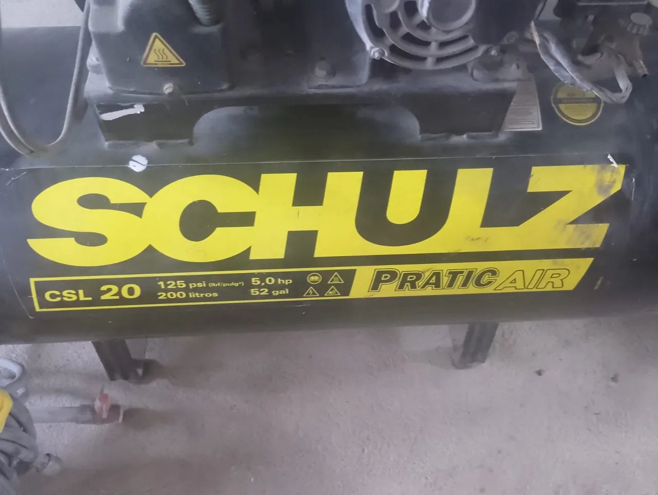 Compressor Schuz  200L 5HP Industrial  - Foto 3