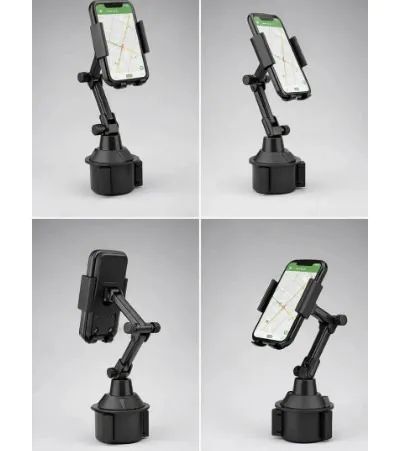 Suporte Para Celular Para Carro Encaixe Porta Copos z1571 - Foto 3