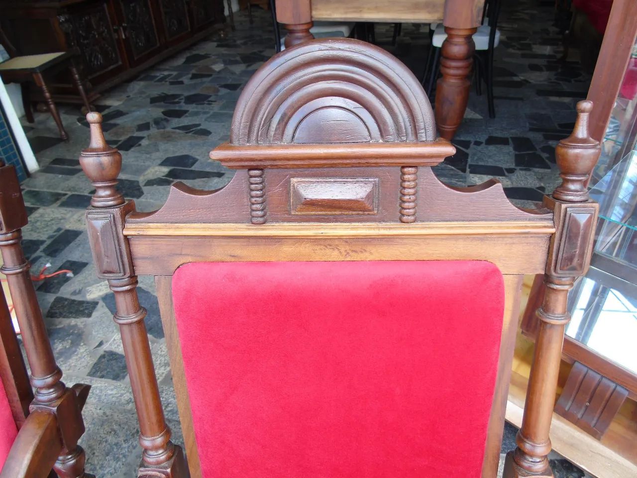 Par de Cadeira Antiga de Balanço - Foto 3