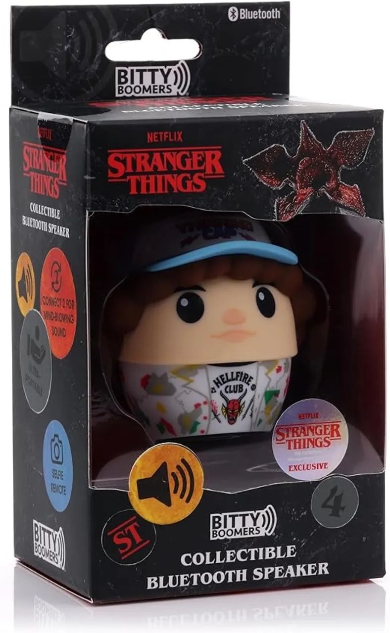 Bitty Boomers Mini Caixa De Som Bluetooth - Dustin Henderson Stranger Things - Foto 5