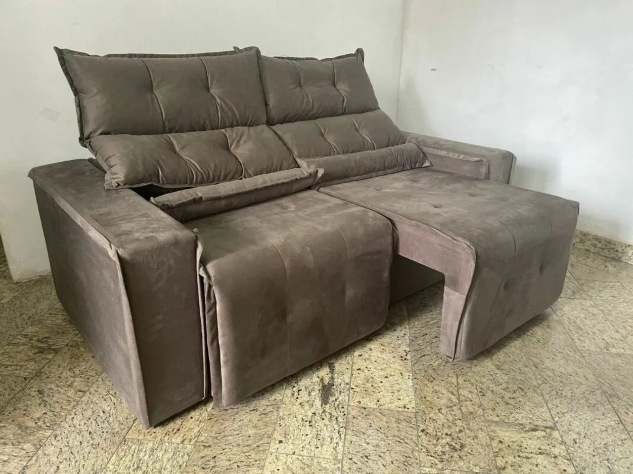 Sofa retrátil e reclinável 1,80m  - Foto 2