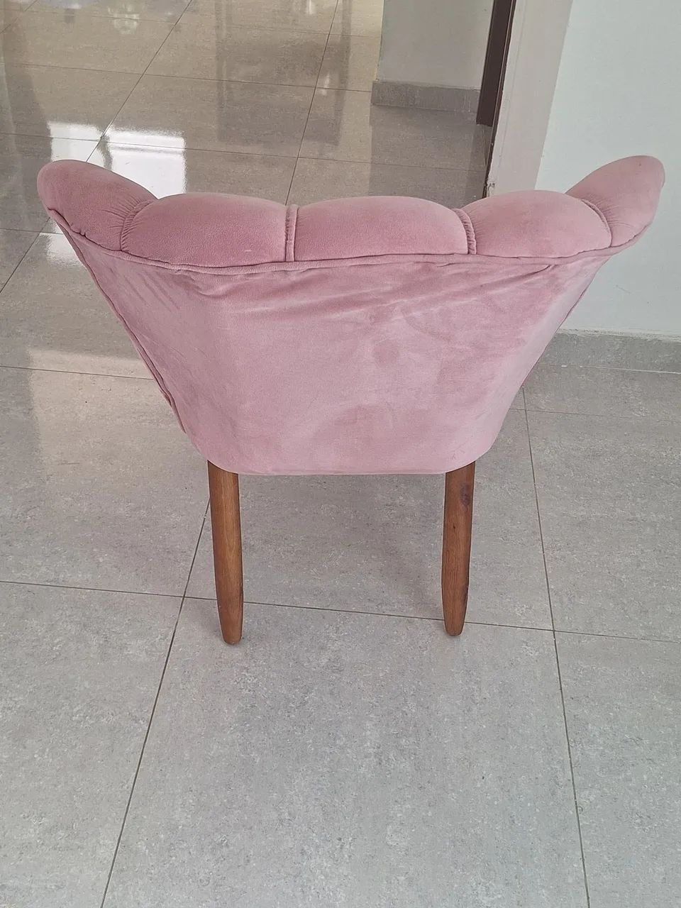 Cadeira Rosa para penteadeira - Foto 4