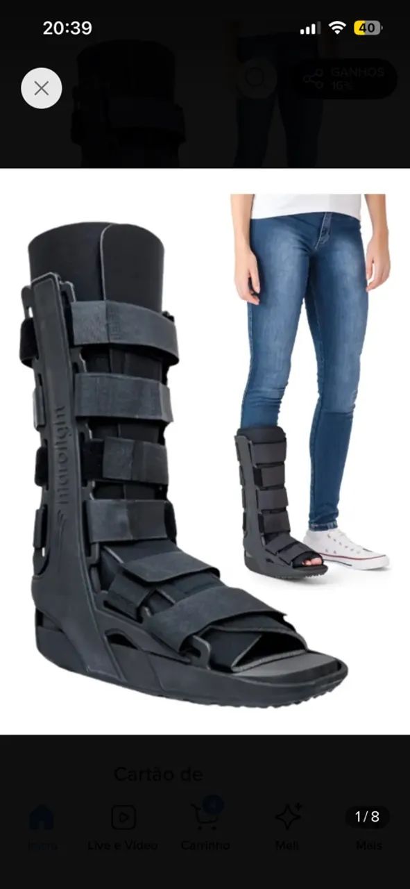 Bota ortopédica 