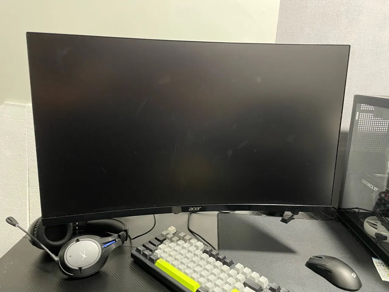 monitor acer nitro 27 polegadas, 240 hz, 1ms e curvo 