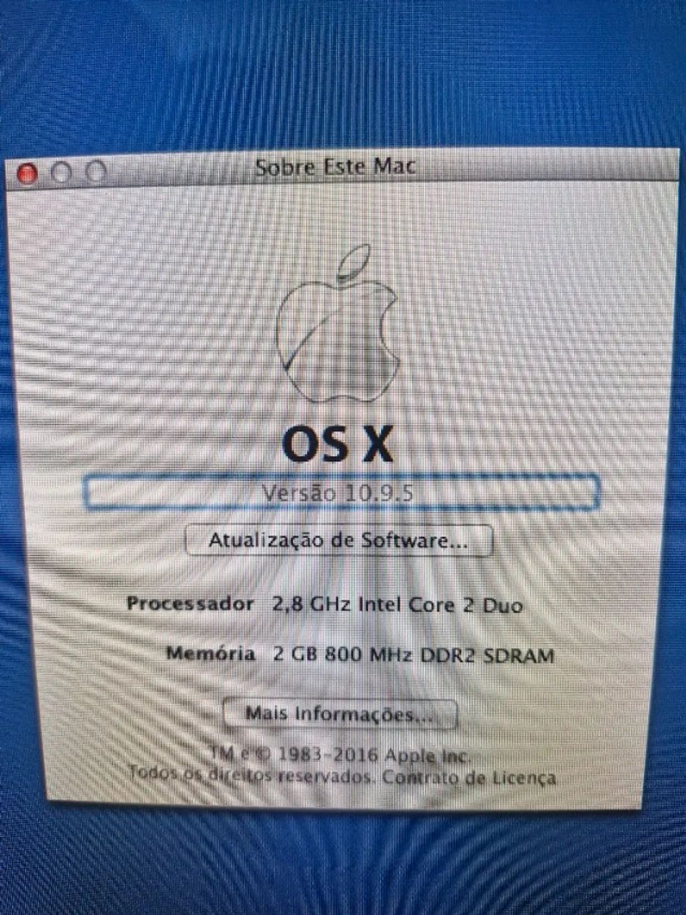 iMac Apple tela de 24 polegadas Apple All in One Core 2 Duo 256GB - Foto 3