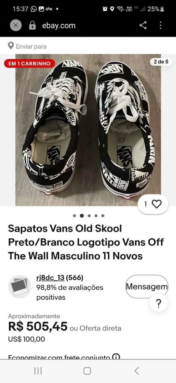 Tênis Vans 40 Original  - Foto 2